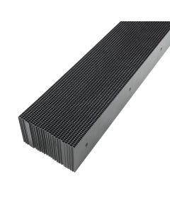 Black Bolted Waterjet Brick 48 in.