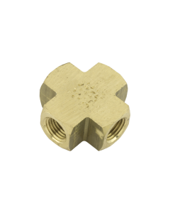 Brass Cross Fitting 1/4 in.