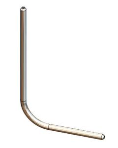 Nipple, 90 Degree Bend