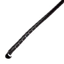 Black Spiral Bundling Wrap 3/8 in.