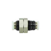 Push-In Bulkhead Connector 1/4 in.