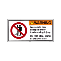Warning Label Do Not Step